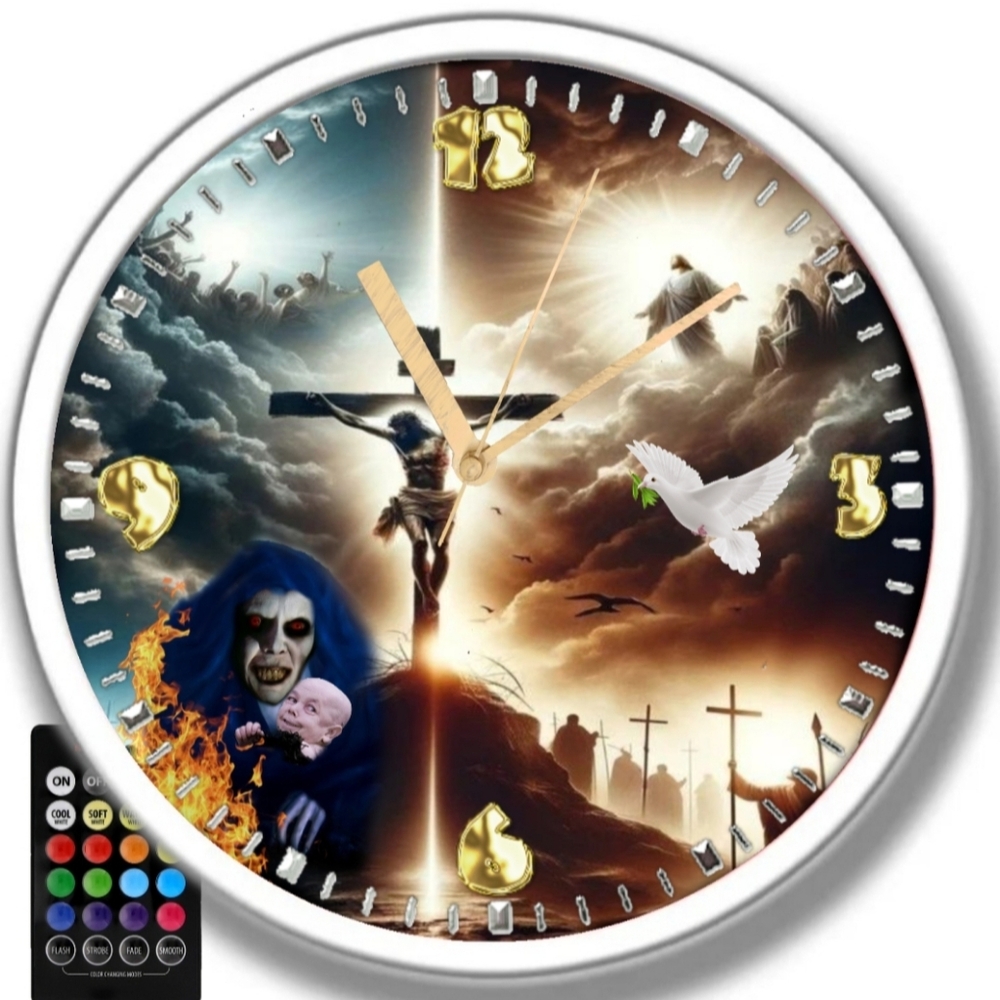Religious clock - Picture 3 of 4